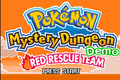 Descargar el ROM de Pokemon Mystery Dungeon - Red Rescue Team (Kiosk Demo)